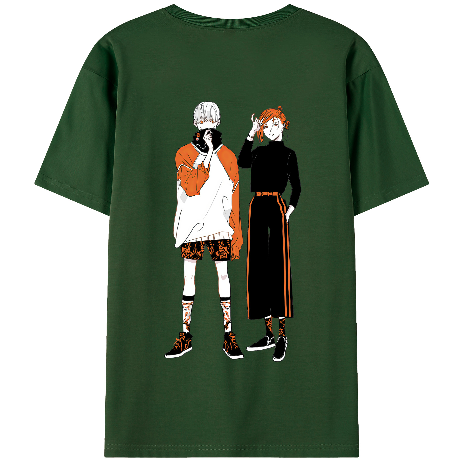 （画像用） 呪術廻戦 Jujutsu Kaisen 綿100％半袖Tシャツ（背面プリント）